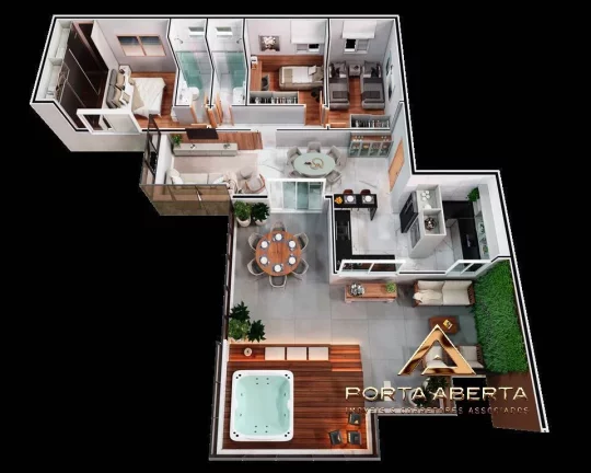 Imagem Apto de 2 Quartos, sendo 1 suite - Iguaçu - Ipatinga - COD 570