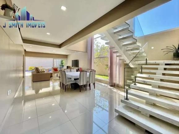 Imagem CASA LINDA, MODERNA, 4 SUÍTES AMPLAS, GOURMET, PISCINA. LAZER NO COND.