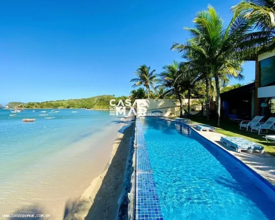 Imagem Imperdível casa frente mar à venda em Búzios-RJ, bairro Ferradura: 6 quartos, 6 suítes, 3 salas, 9 banheiros, 7 vagas, 880m².