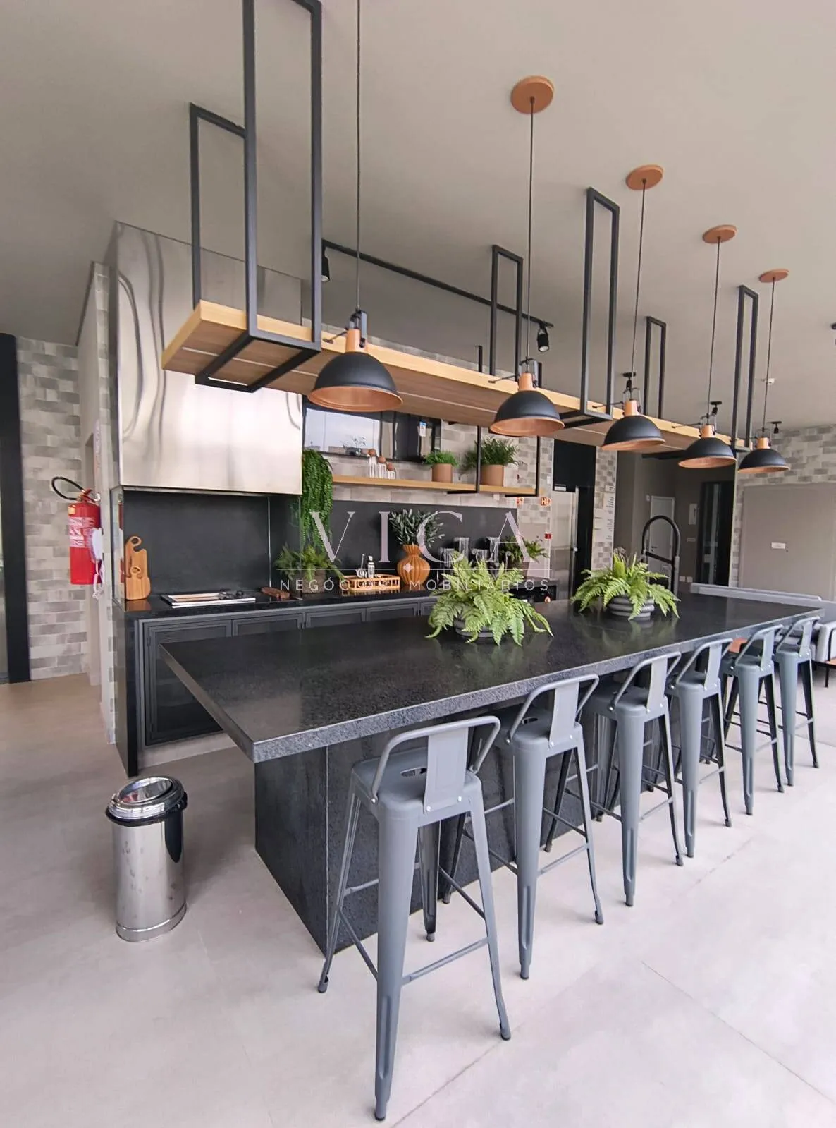 Imagem Apartamento mobiliado com 1 suíte 52m², por R$ 6.480,00/mês - Alphaville/SP