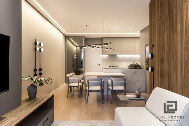 Imagem Apartamento com 2 Quartos, 1 Suíte e 1 Vaga – 67,38m² a venda no Bigorrilho em Curitiba