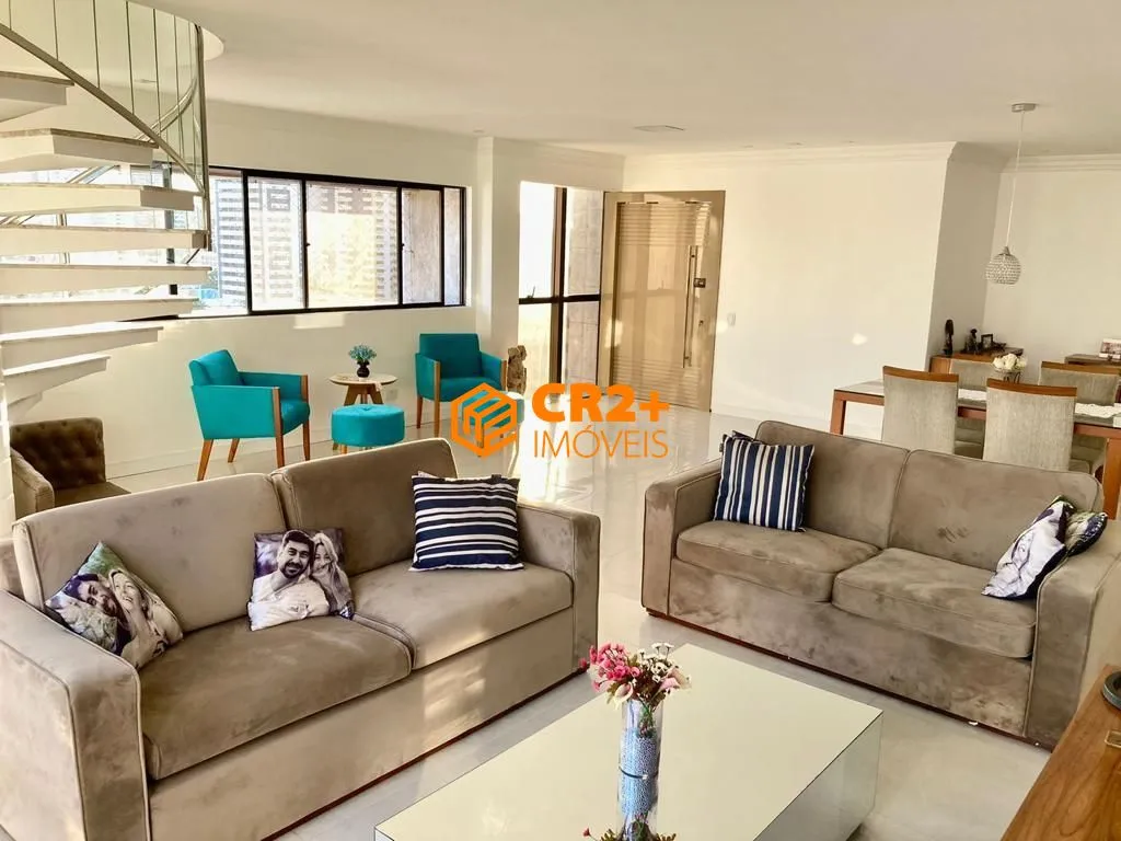 Imagem Vendo Cobertura 4 quartos, 4 suítes, 295m² , 03 vagas de garagem em Boa Viagem.