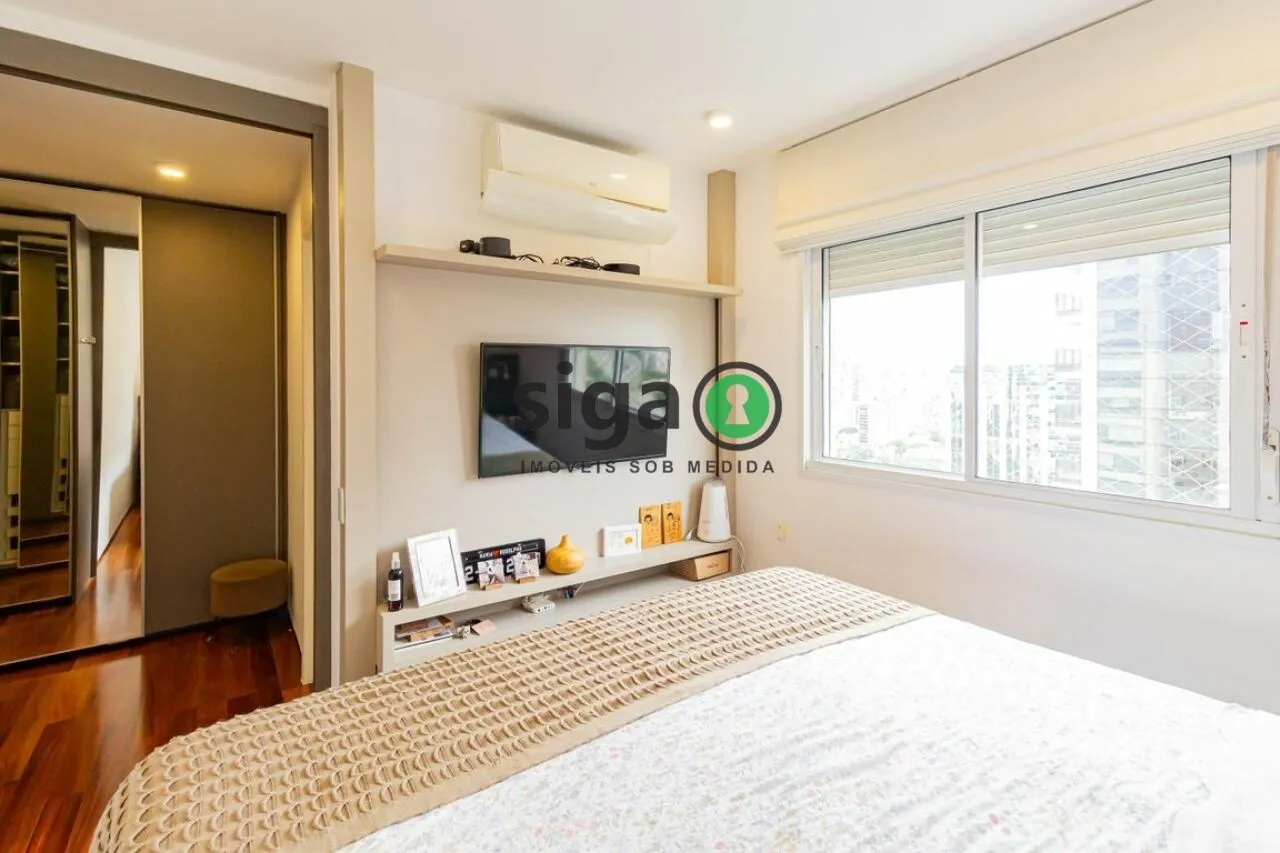 Imagem Apartamento alto padrão reformado no Brooklin 3 suítes automação e lazer completo