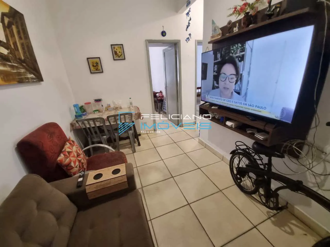 Imagem Apartamento com 2 quartos, Guilhermina, Praia Grande - R$ 298 mil, Cod: 7007
