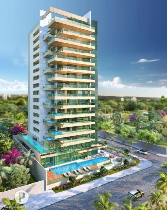 Foto do imóvel 04 suítes [413m²] ÷ em 100 meses, Beira-Mar da Ponta Verde,