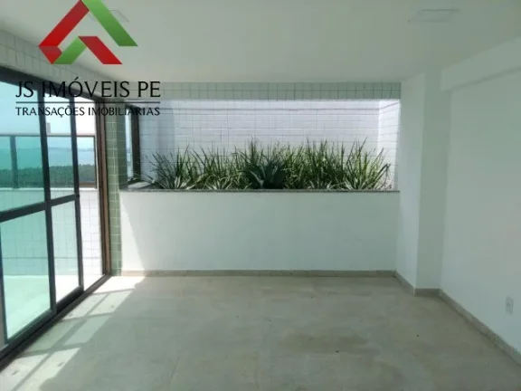Imagem Flat de luxo para locação em Barra de Jangada, Jaboatão dos Guararapes-PE: 1 quarto, 1 sala, 1 banheiro, 1 vaga de garagem!