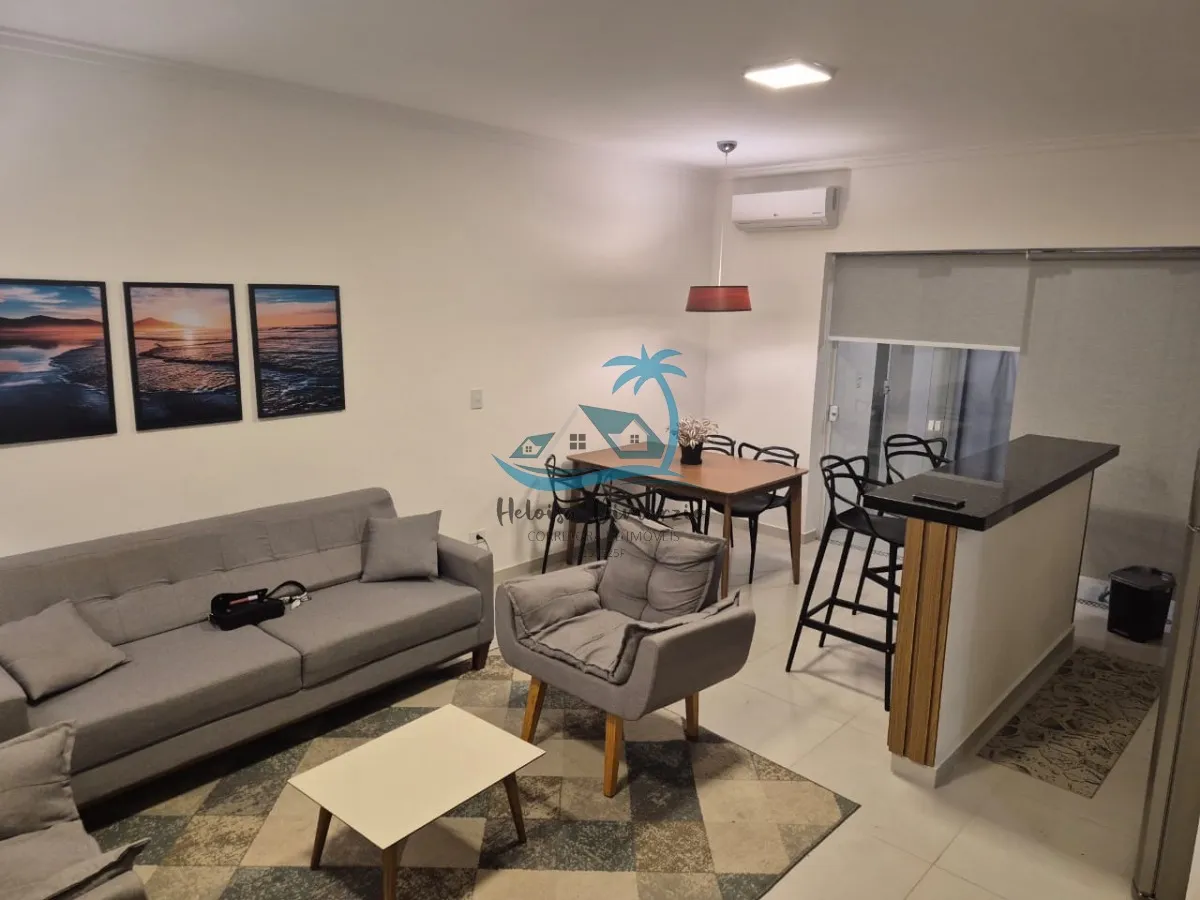 Foto do imóvel Apartamento mobiliado com 2 dormitórios à venda no Itaguá - Ubatuba - 350 metros da orla.