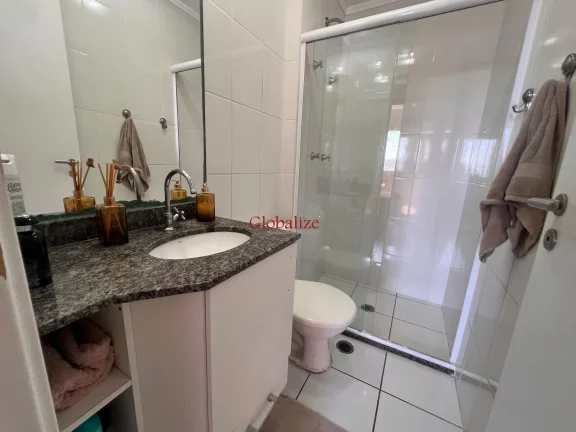 Imagem Apartamento 2 dormitórios, 1 suíte, no residencial Acquaplay todo planejado com 1 vaga de garagem demarcada no Marapé em Santos por R$ 599.000,00