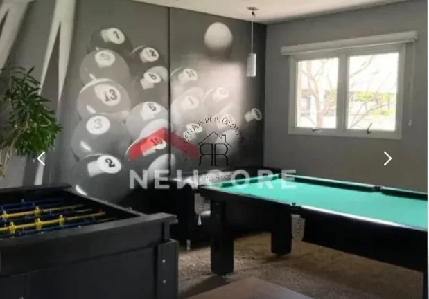 Imagem Apartamento de 33m², com 1 dormitório, sala com sacada, cozinha, banheiro com box de vidro e 1 vag...