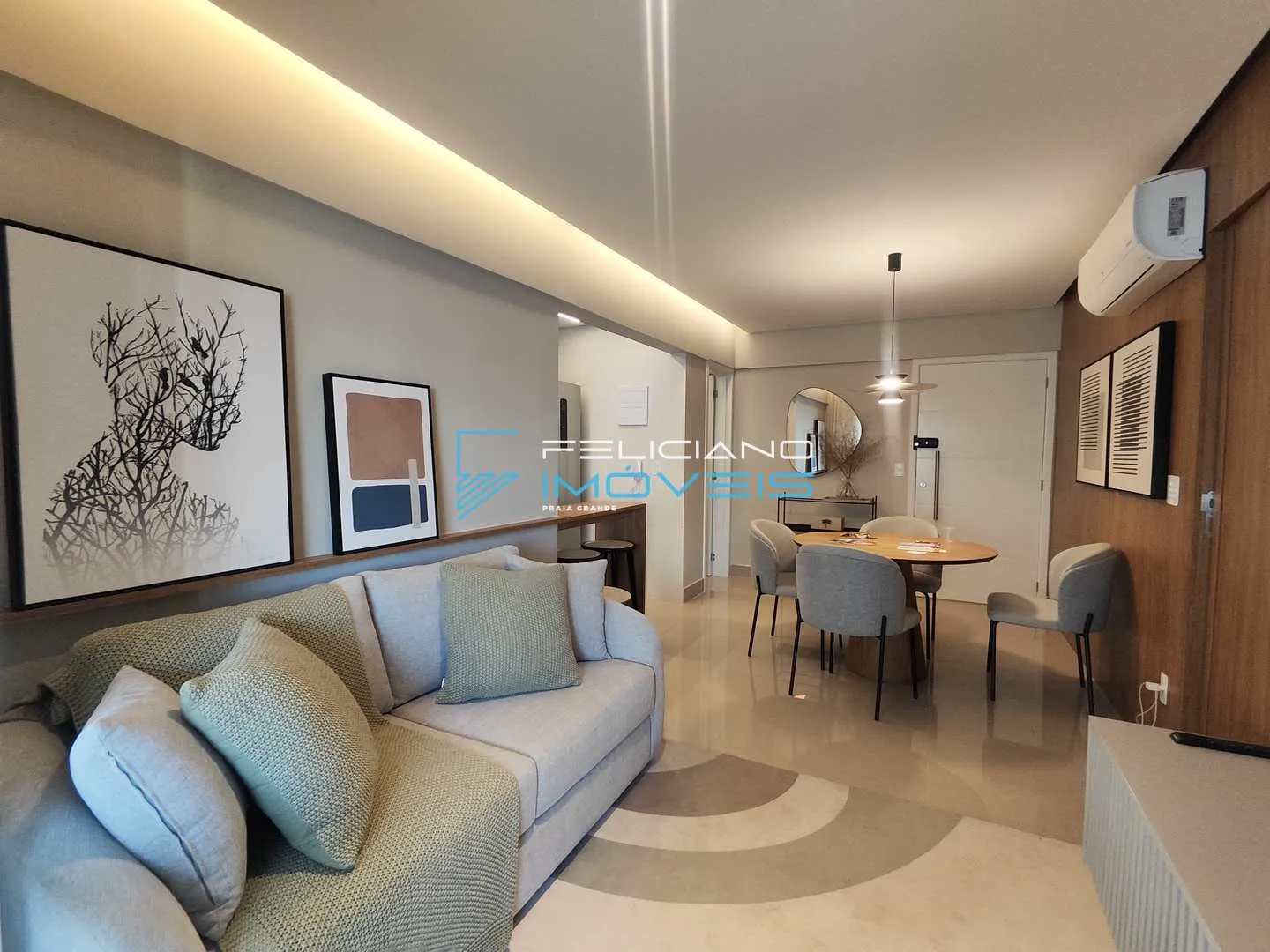 Imagem Apartamento com 2 quartos, Guilhermina, Praia Grande - R$ 892 mil, Cod: 4655