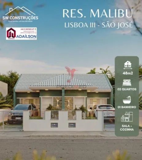 Imagem Apresentamos o Residencial Malibu em construção no Loteamento Lisboa II São Jose SC Brasil
