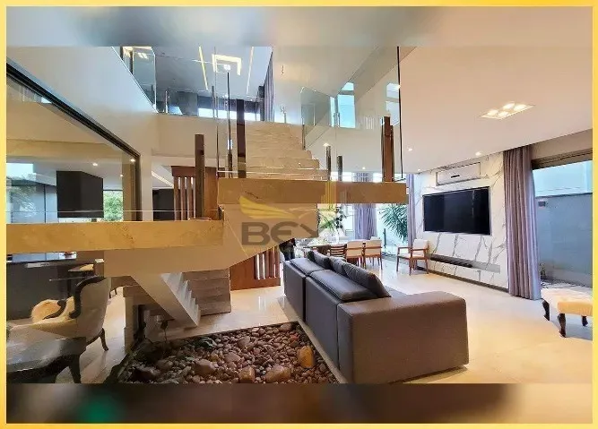 Imagem Luxuosa Casa em Alphaville Burle Marx com 390m² e Acabamentos de Alto Padrão