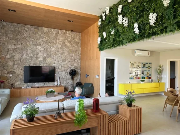 Imagem Casa Térrea Mobiliada com 4 Suítes e Piscina no Condomínio Portal dos Lagos, Boituva