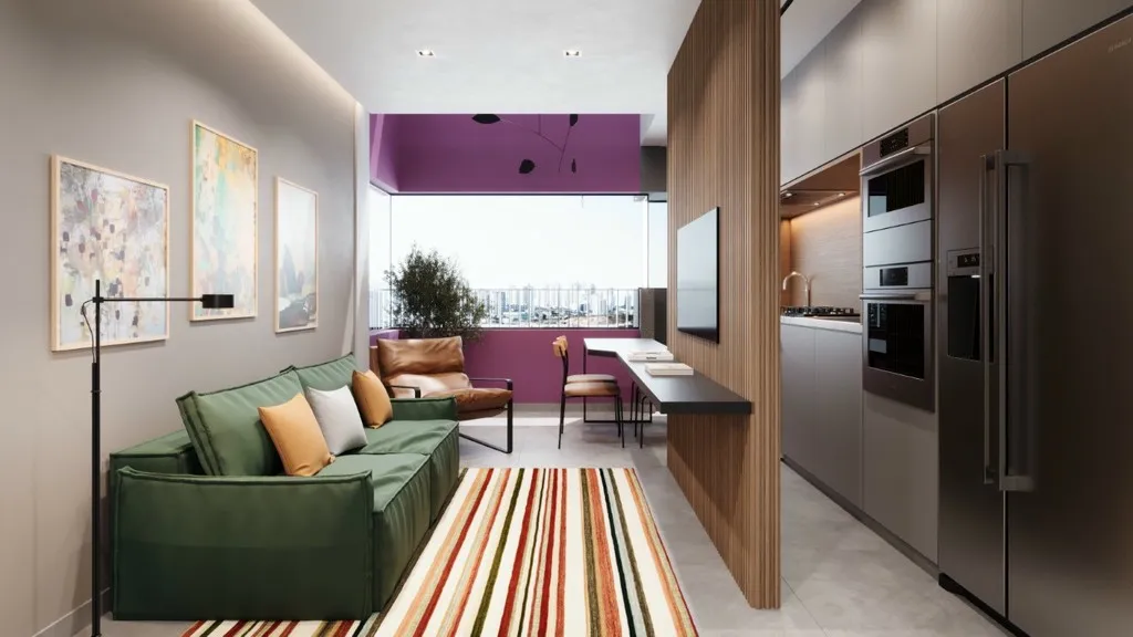 Imagem Apartamento de Luxo à Venda em Santo André - 2 Quartos, 2 Suítes, 3 Banheiros, 2 Vagas - Condomínio Forma Vila Curuçá