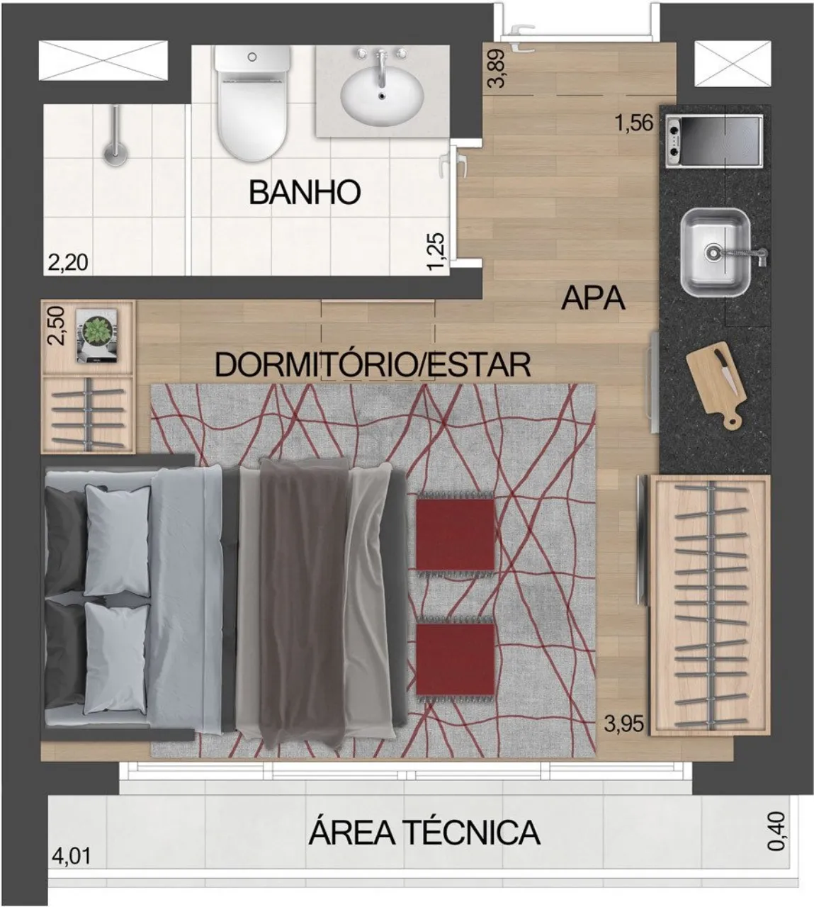 Imagem STUDIO RESIDENCIAL em São Paulo - SP, Vila Clementino