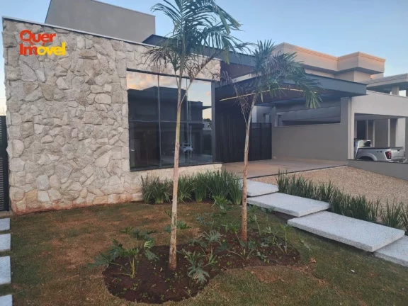 Imagem Casa em condomínio Siena: 3 quartos, 3 suítes, 2 salas, 4 banheiros, 4 vagas de garagem, 250m² - Ribeirão Preto-SP. Quer imóvel Negócios Imobiliários!