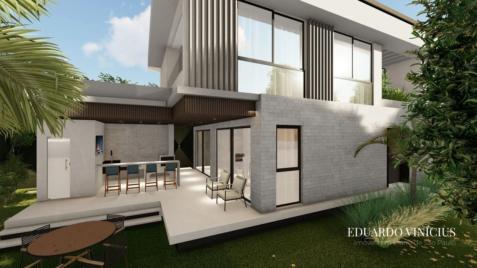 Imagem Vila do Coco - Casa de Alto Padrão em Construção na Quarta Praia do Morro de São Paulo