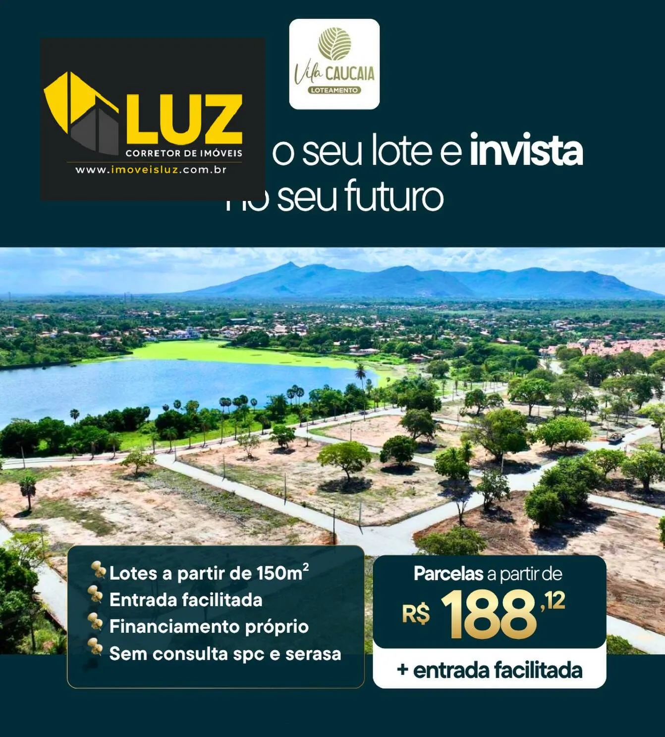 Foto do imóvel VILA CAUCAIA - SEU TERRENO, SEU NOVO COMEÇO