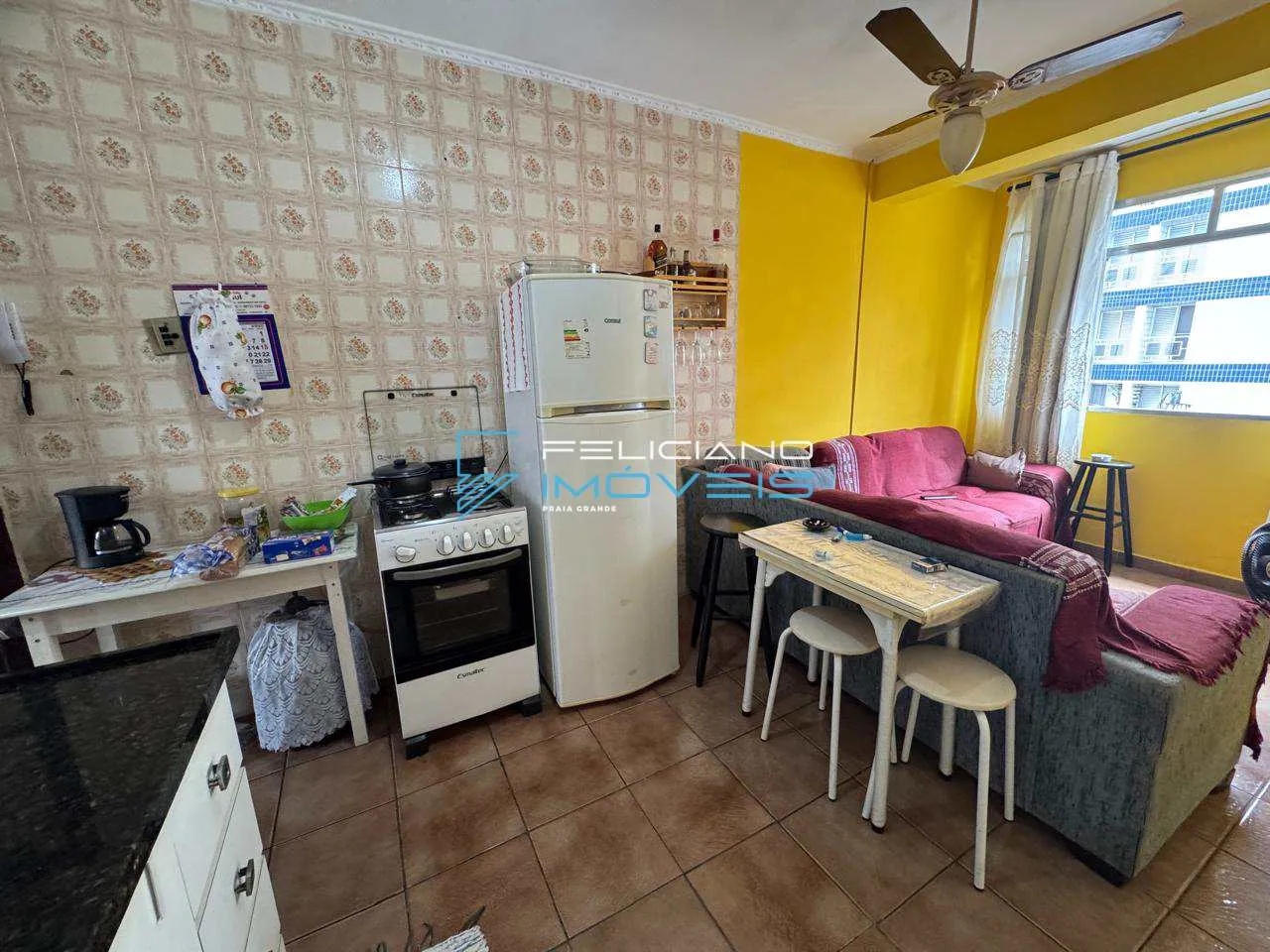 Imagem Apartamento com 2 quartos, Canto do Forte, Praia Grande - R$ 300 mil, Cod: 6813