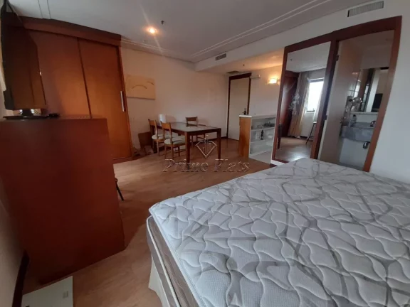 Imagem Flat disponível para venda no Meliá Jardim Europa no Itaim Bibi, com 29m², 1 dormitório e 1 vaga