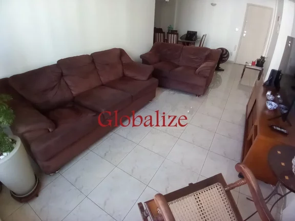 Imagem Apartamento a venda com 3 quartos, dependência, vista lateral para o mar no bairro Pompéia em Santos por R$850.000,00