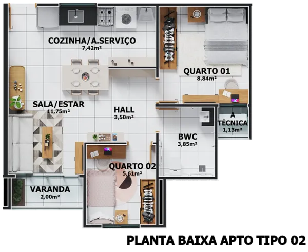 Imagem Vitória Club Teresina | Apartamentos Zona Sul | A partir de R$ 256.000