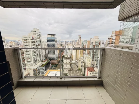Imagem Apartamento com 2 dormitórios e 2 suítes com vaga - Gonzaga / Santos
