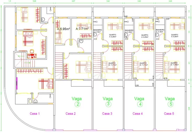 Imagem Geminado | Três Rios do Sul | 3 quartos (1 suíte) | 140m²
