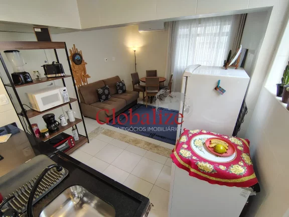 Imagem 01 DORMITÓRIO, R$410.00,00, COZINHA AMERICANA,BOQUEIRÃO, LOCALIZADO À 1 QUADRA DA PRAIA EM SANTOS E COM 01 VAGA DE GARAGEM