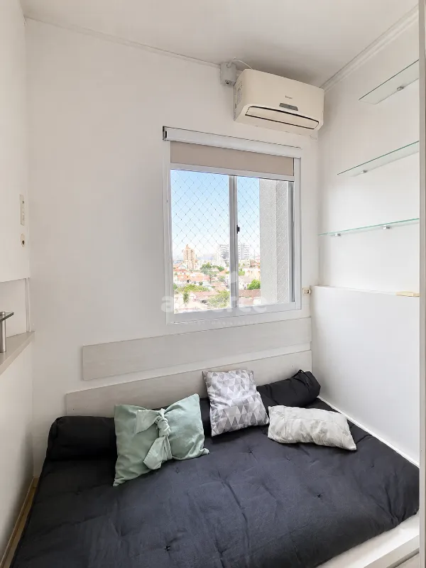 Imagem Apartamento semi mobiliado, 3 dorm. com suíte, andar alto e vista livre em Barreiros - São José - SC