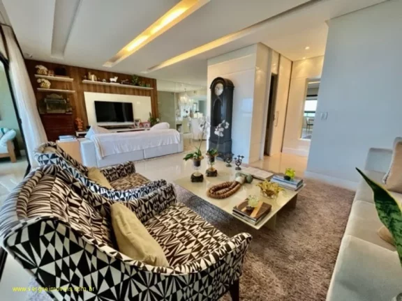 Imagem Apartamento Alto Padrão com Vista Mar ? 4 Suítes em Patamares | 198m² | Varanda Gourmet | 3 Vagas