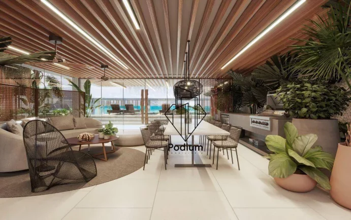 Imagem Apartamentos com varanda / sacada em Condomínio Club a beira mar da praia de Cabo Branco - AP2851