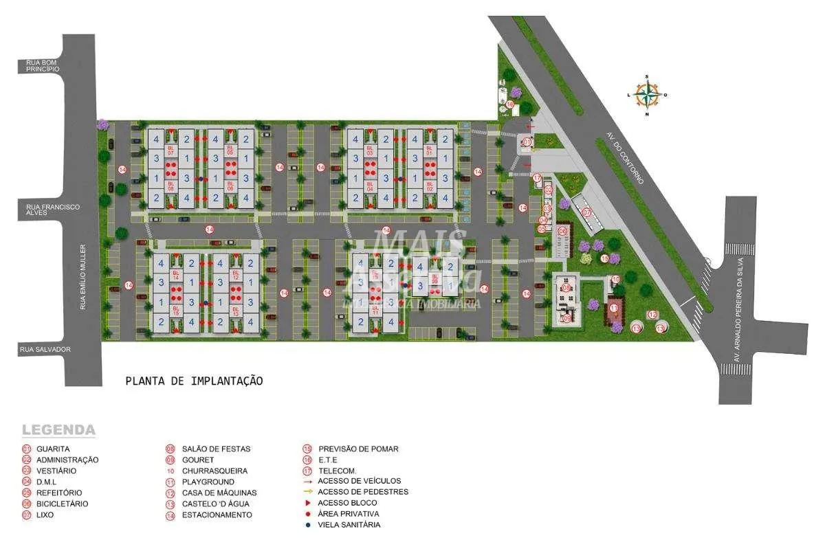 Imagem Apartamento para Venda em São Leopoldo / RS no bairro Santos Dumont