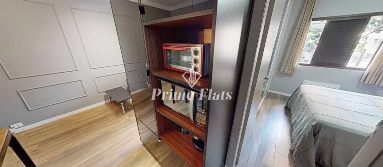 Imagem Flat disponível para locação no Madison Plaza Service no Jardim Paulista, com 80m², 1 dormitório e 1 vaga