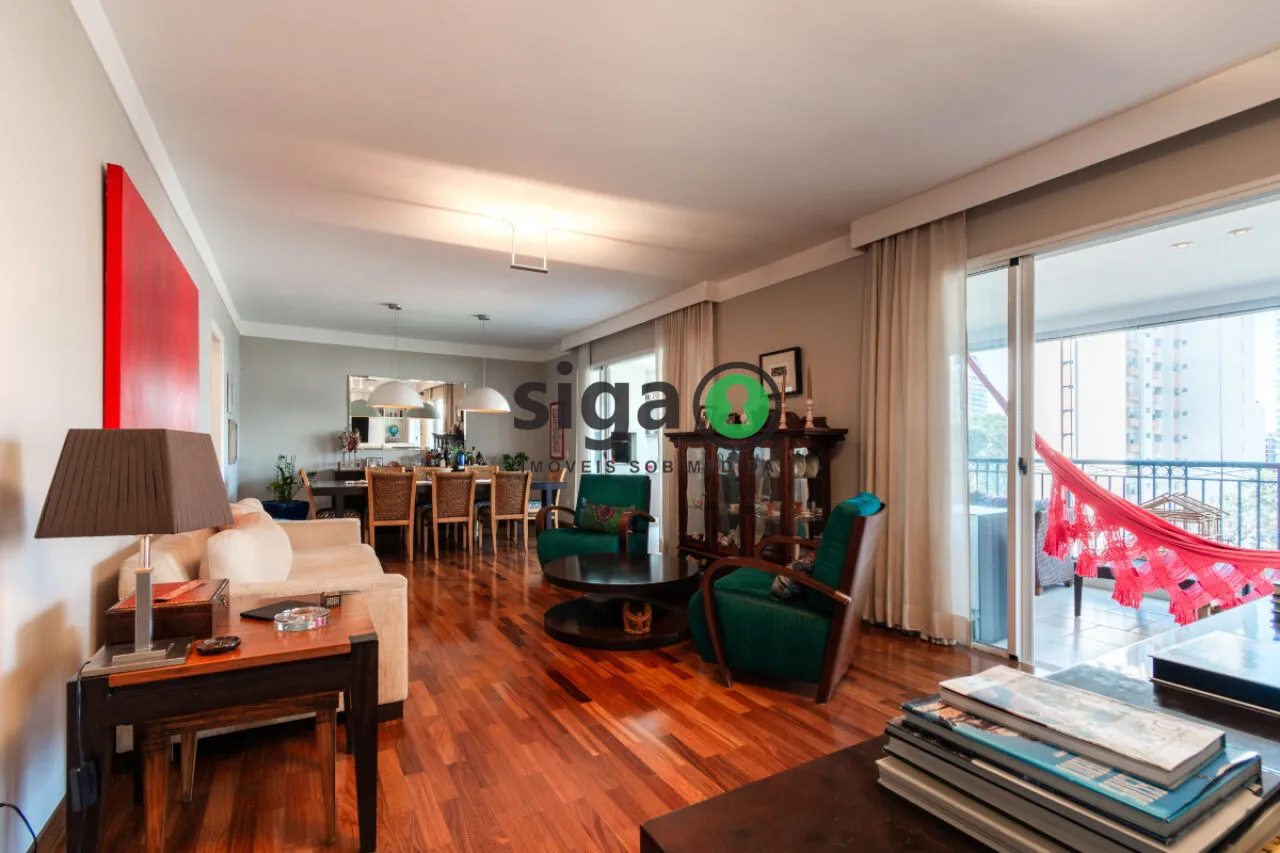 Imagem Apartamento alto padrão à venda no Brooklin 216 m² 3 suítes varanda gourmet e 4 vagas