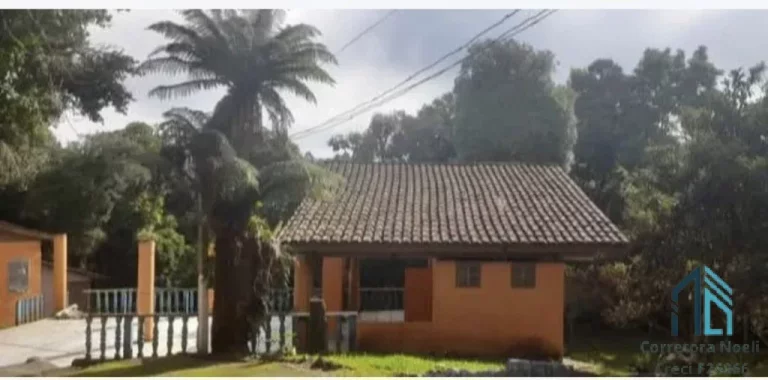 Imagem Chácara com sobrado, casa, chale, salão de eventos, piscina, em São José dos Pinhais - PR
