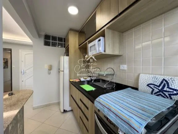 Imagem Apartamento reformado com 2 quartos com suíte e vaga de garagem em Pitangueiras, Guarujá-SP - Imperdível oportunidade!