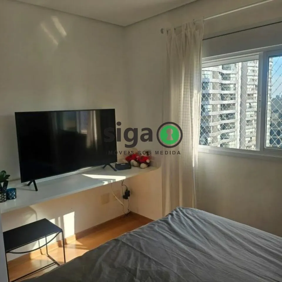 Imagem Apartamento a venda no Brooklin, de 100 m2, 3 quartos e 2 vagas.
