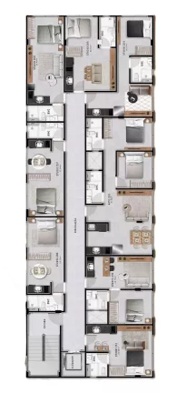 Imagem Apartamento com 2 dormitórios à venda, 57 m² por R$ 1.140.592,45 - Intermares - Cabedelo/PB
