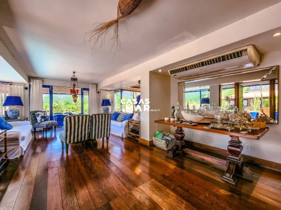Imagem Luxuosa casa em condomínio à venda em Angra dos Reis-RJ, bairro Frade (Cunhambebe), 5 quartos, 5 suítes, 2 salas, 1 vaga, 470m².