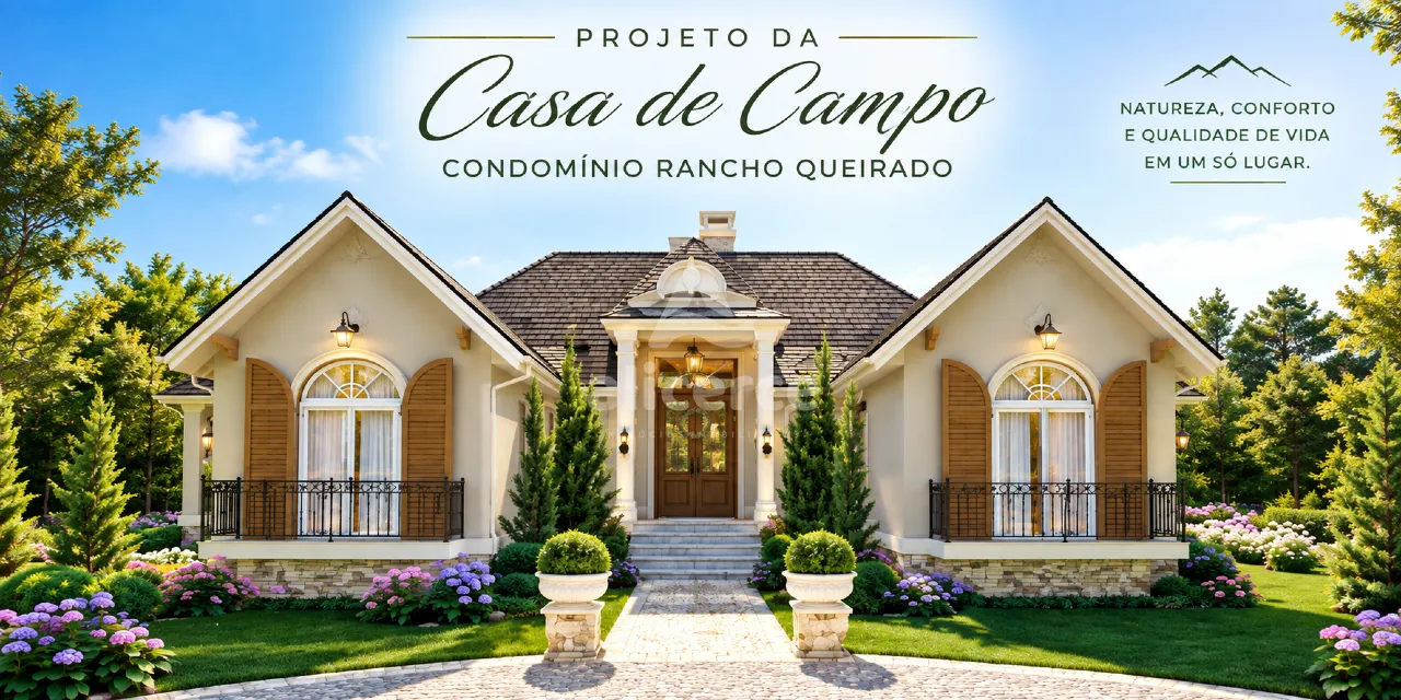 Imagem Terreno rural de 2.692m²,natureza, tranquilidade, segurança e uma estrutura em Condomínio com Lagos, Cachoeira e Estrutura Completa em Rancho Queimado