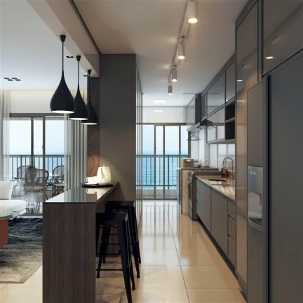 Imagem APARTAMENTO COM 123.28 m² - FORTE - PRAIA GRANDE SP