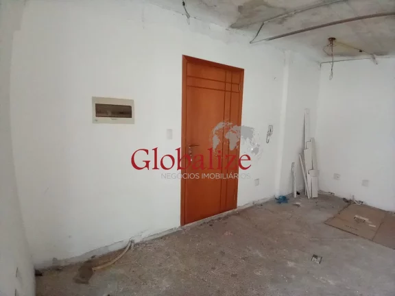 Imagem Sala comercial para venda em santos com 1 vaga de garagem, varanda e sala de reuniões por R$277.000,00