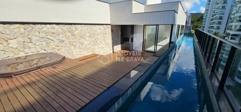 Imagem COBERTURA DUPLEX A VENDA - 4 SUITES E 5 VAGAS - PRAIA BRAVA - ITAJAI/SC