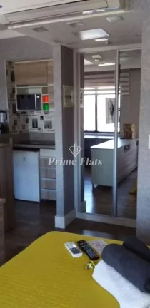 Imagem Flat disponível para locação no Slaviero Guarulhos, com 28m², 1 dormitório e 1 vaga