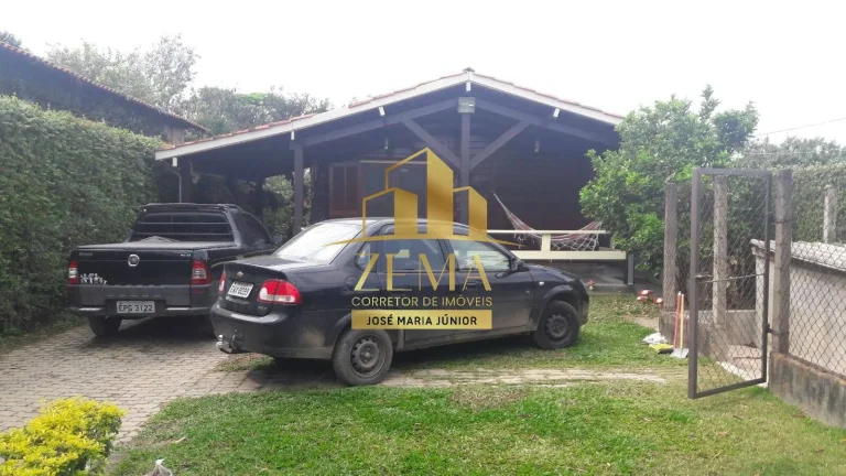 Imagem Casa térrea em madeira com 03 dorms,160 m2, área de 500 m2, espaço Gourmet