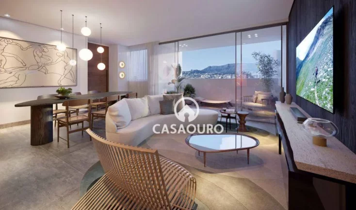 Imagem Apartamento com 4 quartos à venda, 134 m² - Santo Antônio - Belo Horizonte/MG