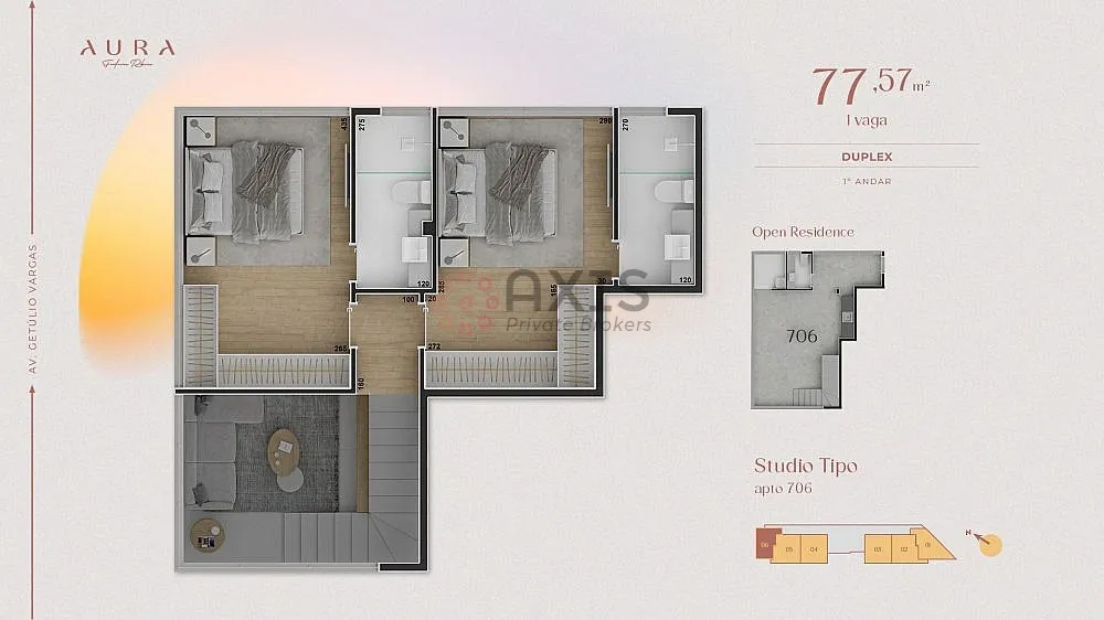 Imagem Apartamento 2 quartos Duplex no Funcionários - Lazer