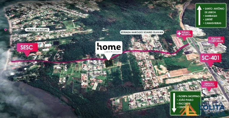 Imagem HOME CACUPÉ: Apartamentos Pronto Pra Morar em Florianópolis/SC