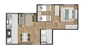 Imagem Apartamento para Venda em São Paulo, Lapa, 3 dormitórios, 1 banheiro